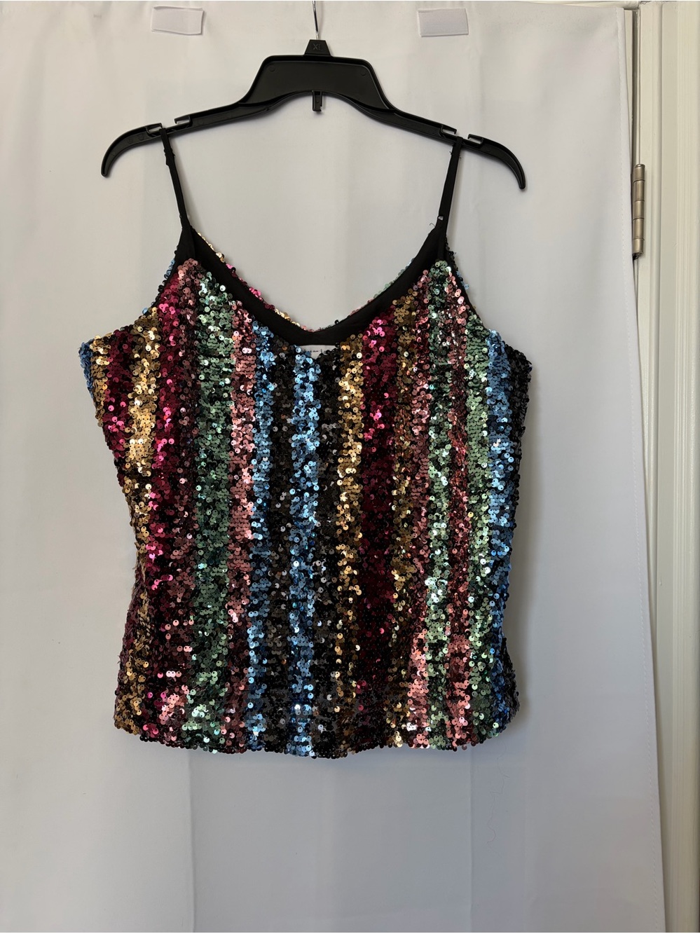 Cupcakes and Cashmere Estonia Sequin Stripe Camisole
